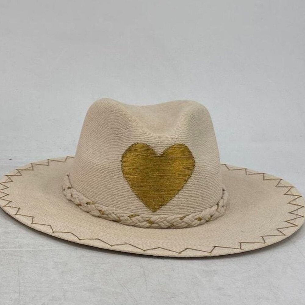 Ximena Gold Hat by Corazon Playero Large
